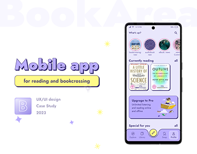 Project thumbnail - Bookcrossing mobile app