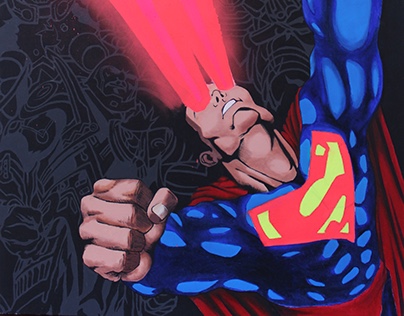 Superman - UV Paint