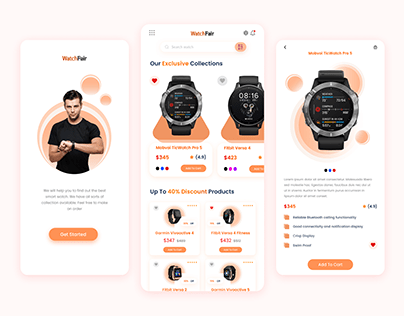 Watch Store App Design