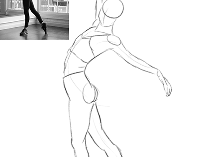 Extra Gesture Drawing （side reference)