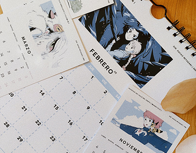 Calendario Studio Ghibli