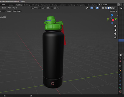 Water bottle Animation || 3D work