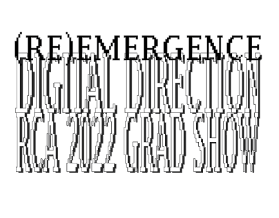 RCA Digital Direction Graduation Show 2022 Website