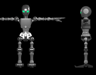 3D modeling LBX core skeleton Knight Frame