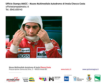 Ayrton Senna visto da Paola Ghirotti al MAICC di Imola