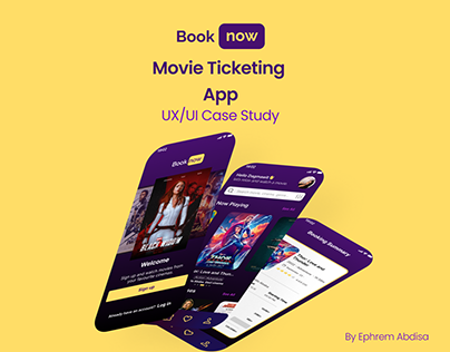 Movie Ticketing App- UX Case Study