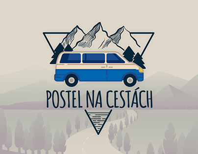 Logo - Postel na cestách