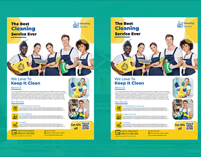 cleaning service flyer