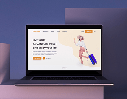 Travel Booking Website Design -UX/UI Case Study