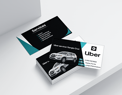 tarjeta para conductor de servicios de uber