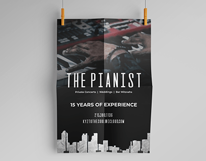 Flyer for a Private Pianist