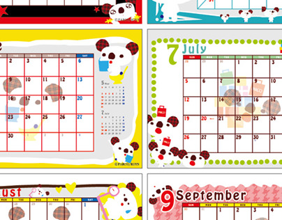 ”パルコ、アラ⁈”  Calendar Design
