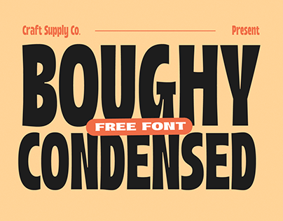 Boughy Condensed - FREE FONT