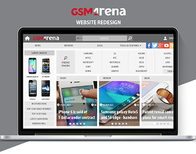GSMArena | Website redesign
