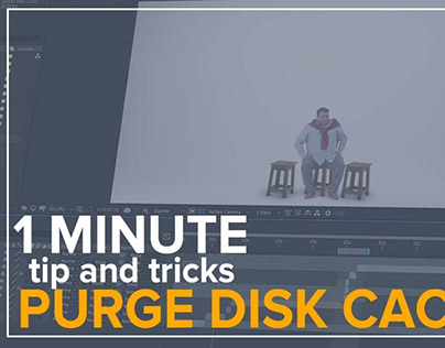 Purge Disk Cache in After Effects ( 1 MINUTE TIP AND TR