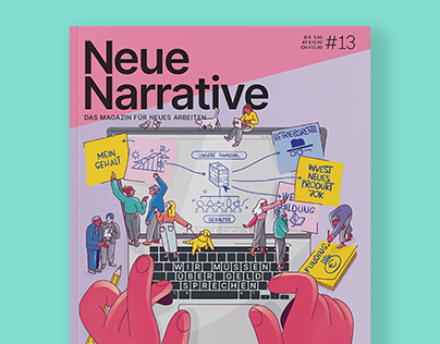 Cover Illustration for Neue Narrativ