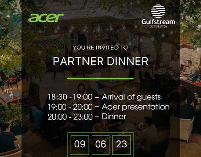 Invitations "Acer / Gulfstream"
