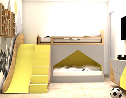 Interiorismo- Mobiliario para habitacion infantil