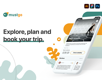 Mustgo App UX/UI | Explore, plan and book your trip