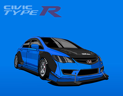 Civic Type R illustration