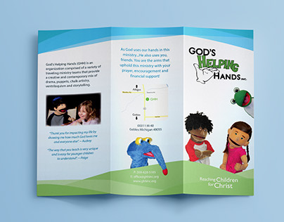 God's Helping Hands - Brochure Design