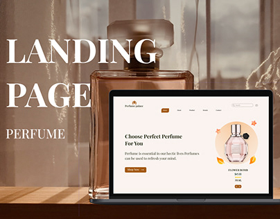 Perfume-Landing Page Design