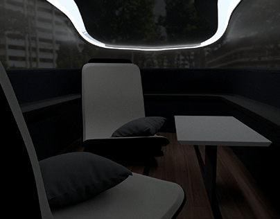ARIA Driverless Vehicle - Interior Design