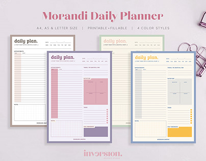 Morandi Daily Planner