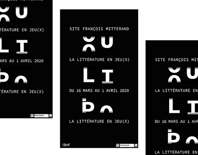 Oulipo La littérature en jeu(x) - affiche