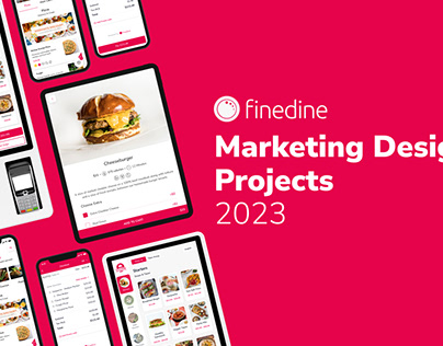 Marketing Design Projects for FineDine