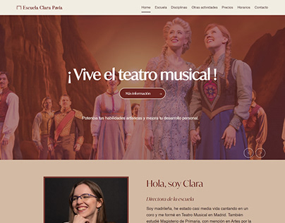 Diseño web | Escuela Clara Pavía