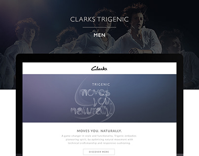 Clarks Trigenic - Webdesign and banners