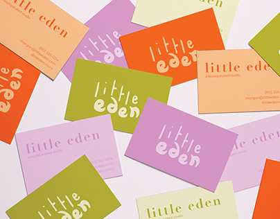 little eden branding - a Boutique Plant Studio