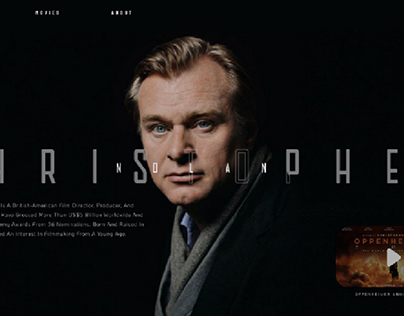 Christopher Nolan | UI design