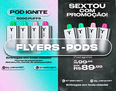 FLYERS - PODS/TABACARIA