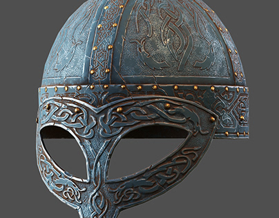 Stainess Viking Helmet