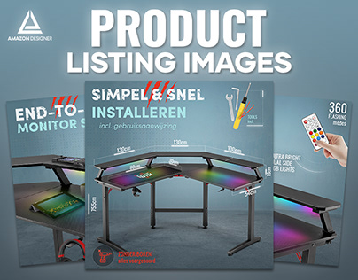 Listing Infographics Images || Gaming Desk Table