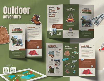 Outdoor Adventure Brochure Template