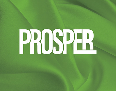 Prosper Wordmark Simple Logo Design