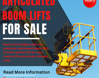 Articulated Boom Lifts For Sale | Pronto Access