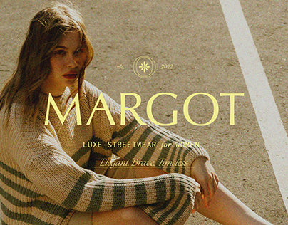 Margot, luxe streetwear for women | Branding project