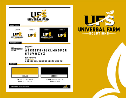 universal farm solution single page brand guideline
