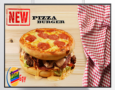 PIZZA BURGER Ad