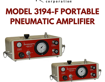Portable Pneumatic Amplifier Model 3194-F