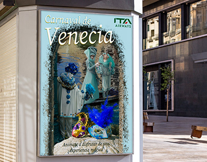 Afiche publicitario- Carnaval de Venecia