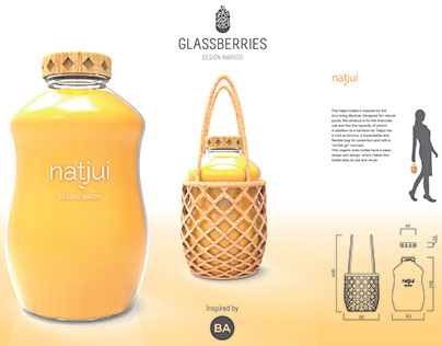 Natjui Bottle - Glassberries Design Awards