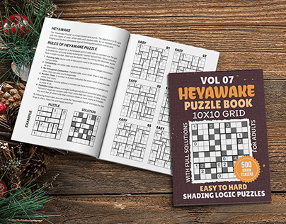 Heyawake Puzzle Book 10x10 Grid Vol 07