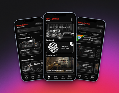 Royal Enfield App Redesigned