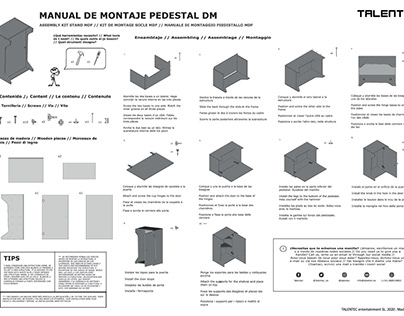 Manual montaje Pedestal Bartop x Talentec
