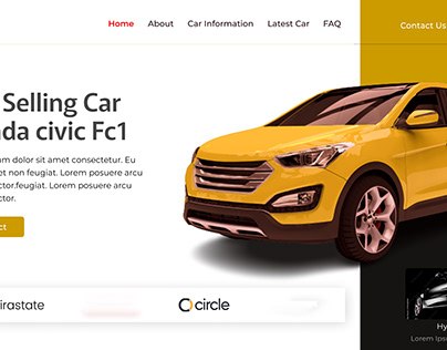 Landing Page for Selling car